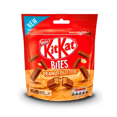 Kitkat Bites Peanut Butter Pouchbag 10x104g